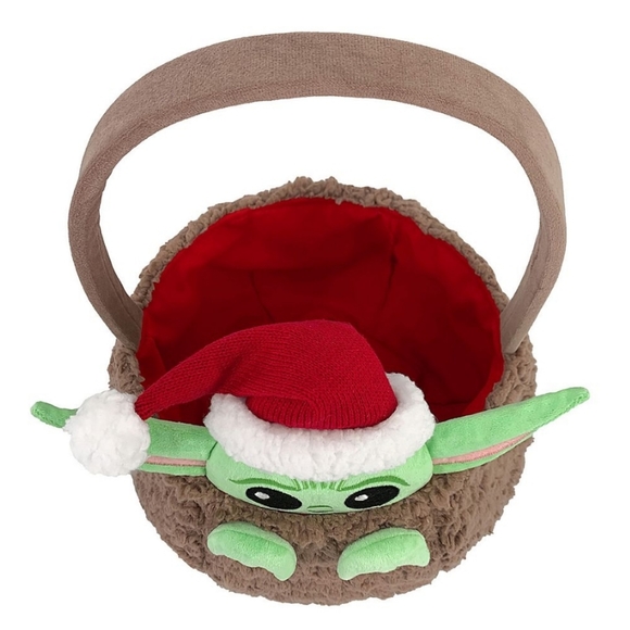 ๐50% OFF - NWTโผ๏ธDisney Star Wars Grogu Plush Basket by St Nicholas Square - Picture 7 of 8